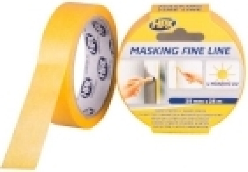 HPX masking fine line tape orange 25mm x 25m