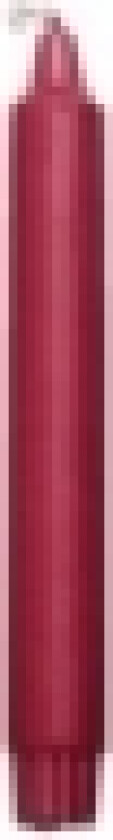 Bilde av Kronelys Ø23x200 mm Brændetid 8 timer Overdryppede Stearin Bordeaux,30 stk/pk