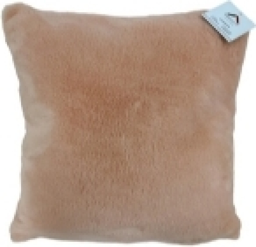 Fake Rabbit Fleece Cushion 45X45 Pink