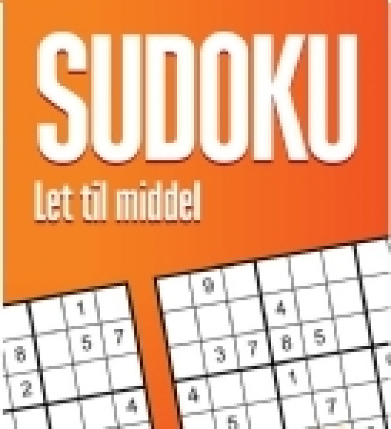 Sudoku - Let til middel, 256 opgaver | Språk: Dansk