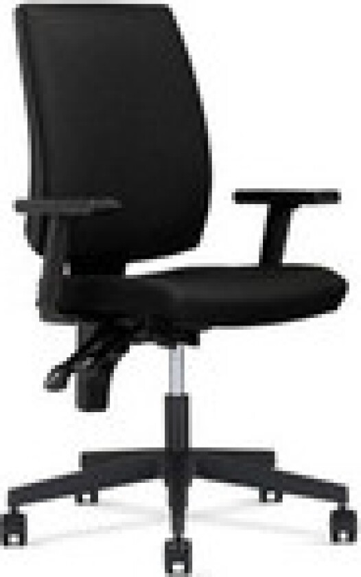 Kontorstol Taktik, Sort med armlæn