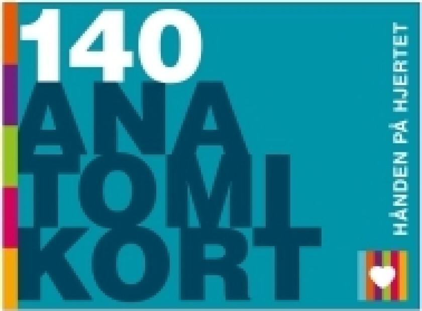 140 Anatomikort - hånden på hjertet | Oluf Falkenberg Nielsen Mette Juel Bojsen-Møller | Språk: Dansk