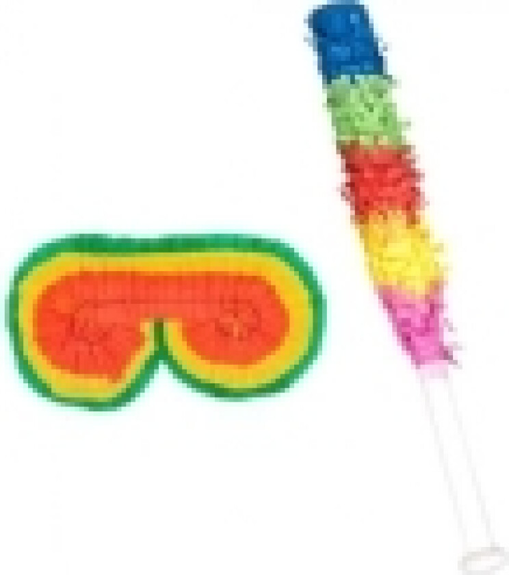 Pinata stick og maske