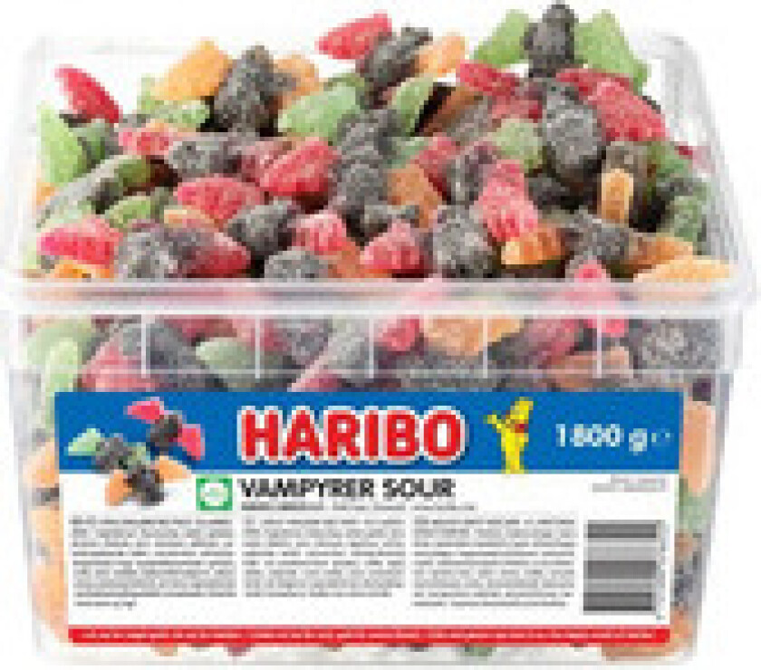 Bilde av Vampyrer Sour 1,8 kg i plastbøtte