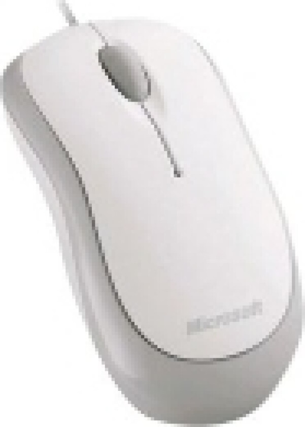 Ready Mouse - Mus - optisk - 3 knapper - kablet - USB - hvit