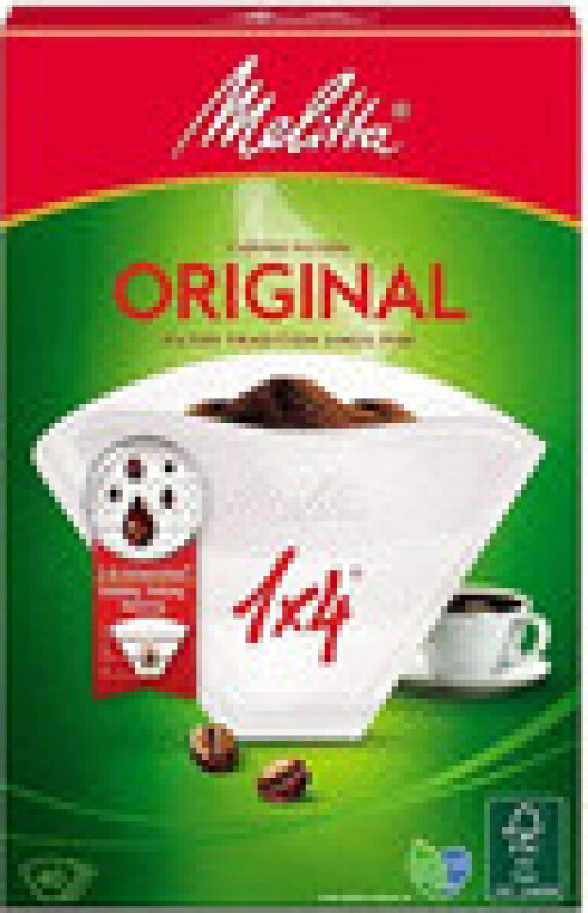 Kaffefilter 1x4 - 40 stk.