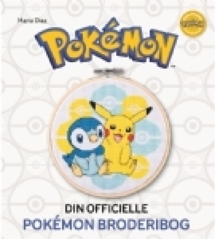 Din officielle Pokémon broderibog | Maria Diaz | Språk: Dansk