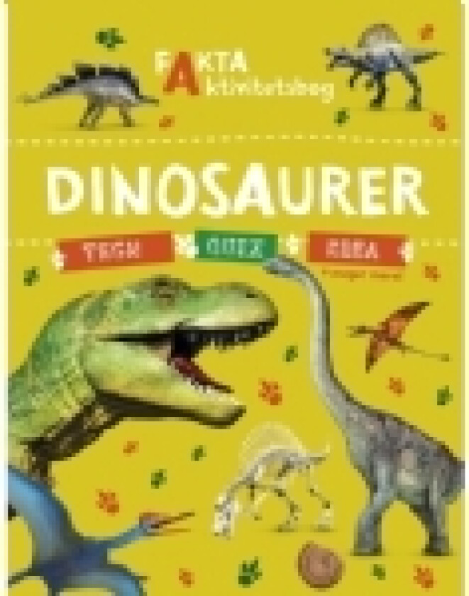 Fakta aktivitetsbog: Dinosaurer | Språk: Dansk