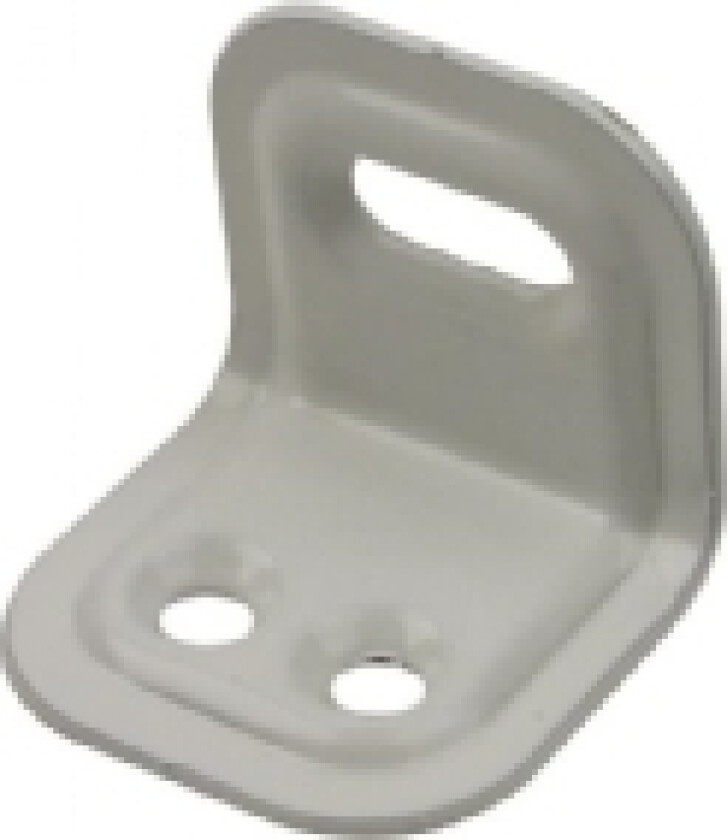 Møbelvinkel hul på tværs hvid pulver