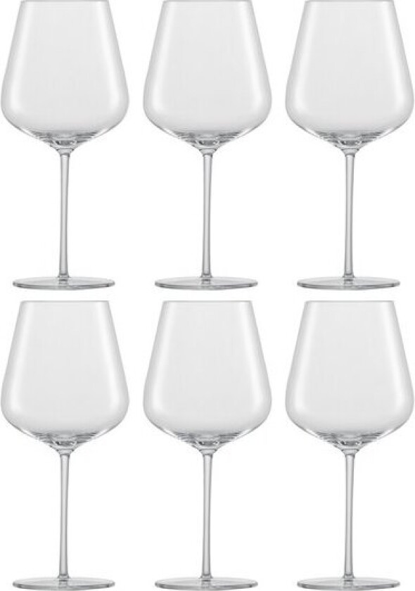 Verbelle allround rødvinsglass 68 cl 6 stk klar