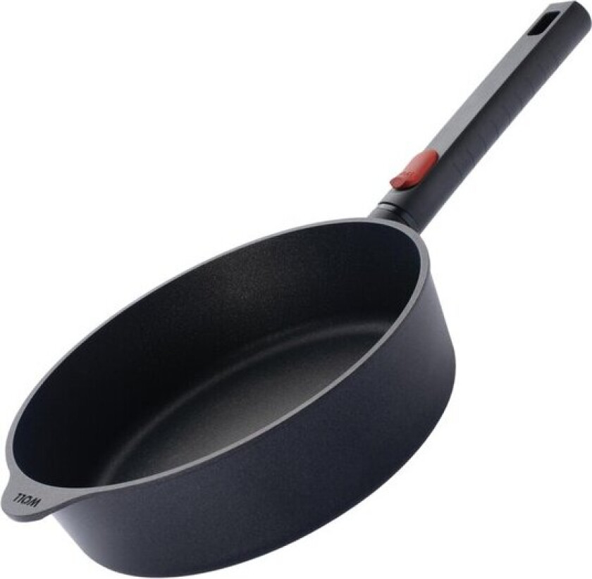 ECO Logic QXR sautèpanne 24 cm avtagbart håndtak svart