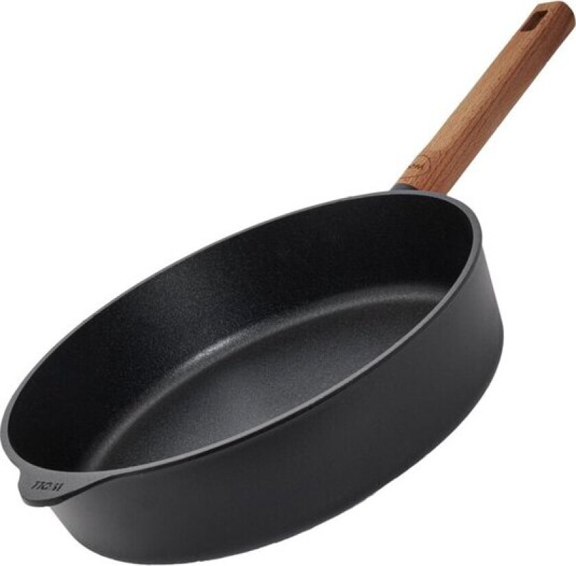ECO Logic QXR sautèpanne 28 cm trehåndtak svart