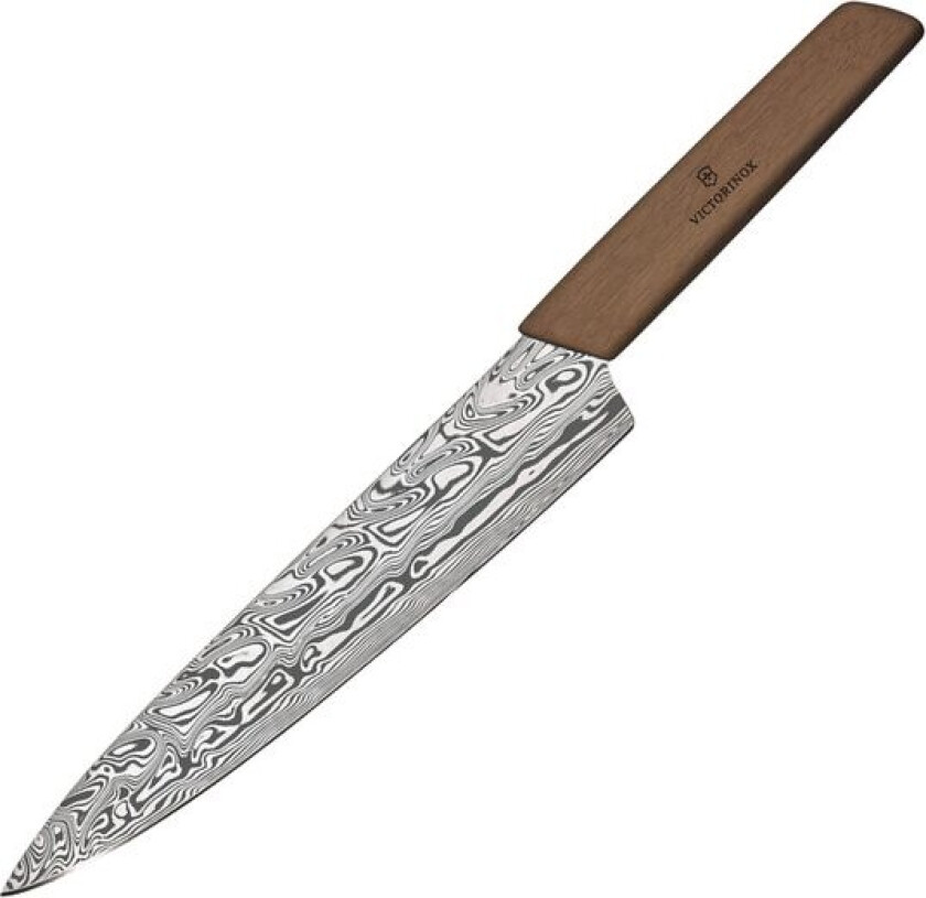 Swiss Modern kokkekniv 22 cm valnøtt