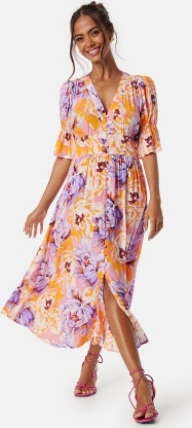 Yasfarron 2/4 Midi Dress Dianthus Aop:farron Aop 42