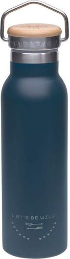 Drikkeflaske Stål Adventure Navy 700 ml