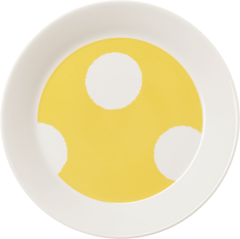 Vuokko tallerken Ø22 cm Kraklee gul