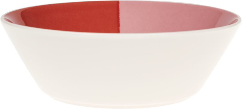Vuokko skål Ø17 cm 2-väri Rosa-Rød