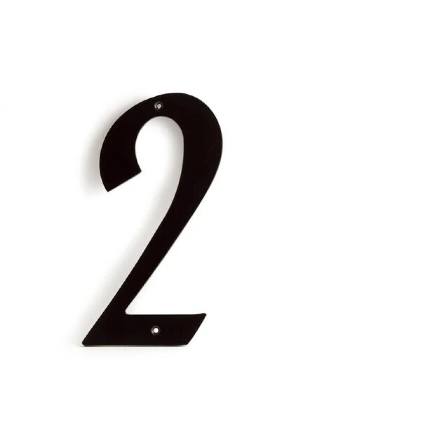 Husnummer 573-2 205 Mm Sort Forbrukerpakning