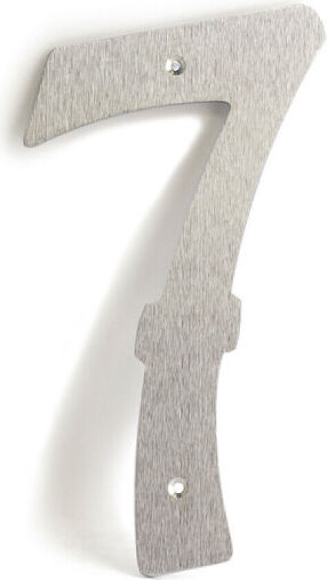 Husnummer 573-7 205 Mm Matt Krom Forbrukerpakning