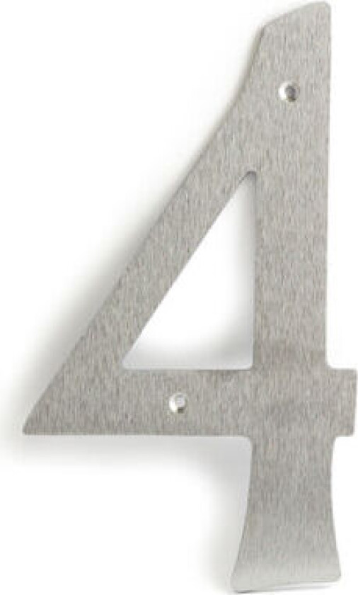 Husnummer 573-4 205 Mm Matt Krom Forbrukerpakning