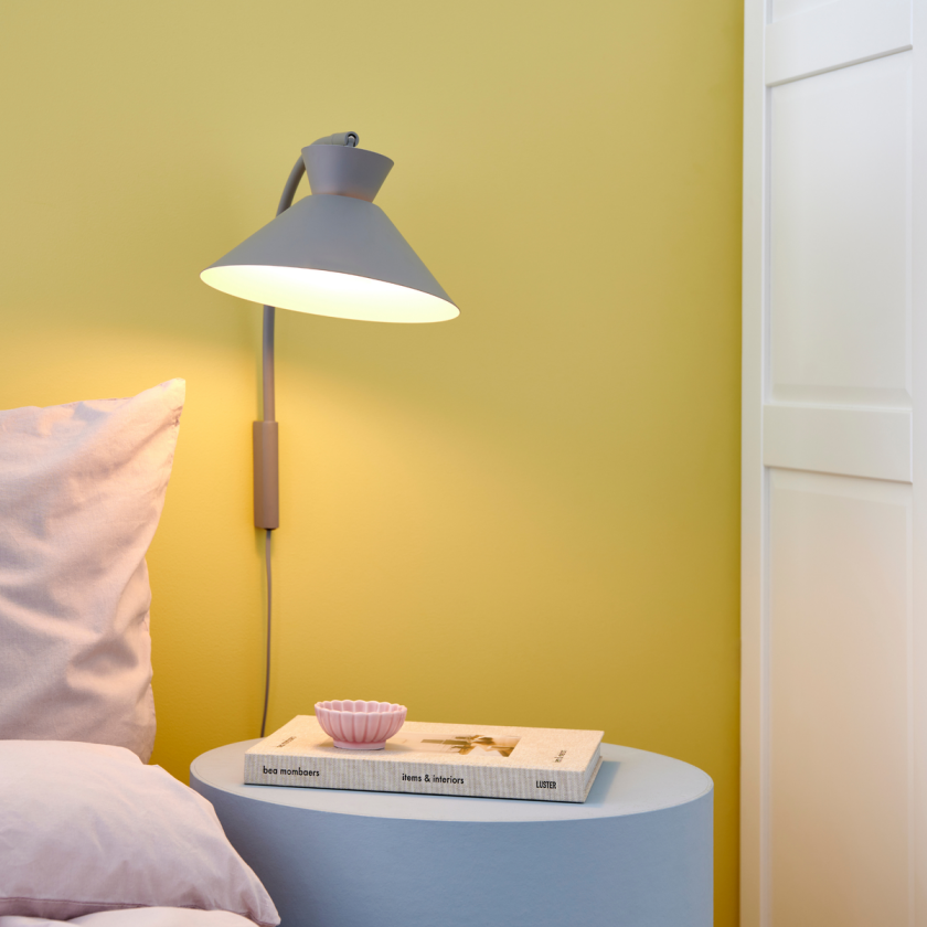 Dial vegglampe - Grå - Grå