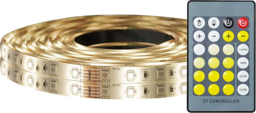 Led Strip White 2700-6000K 2x5 meters Effekt belysning - IP44 - Hvit