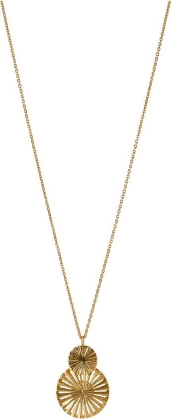 Starlight Forgylt Sølv Halskjede N-379-GP