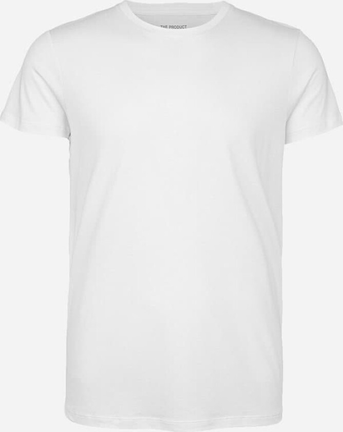 Short Sleeve Crewneck T-Shirt - White Hvit XS