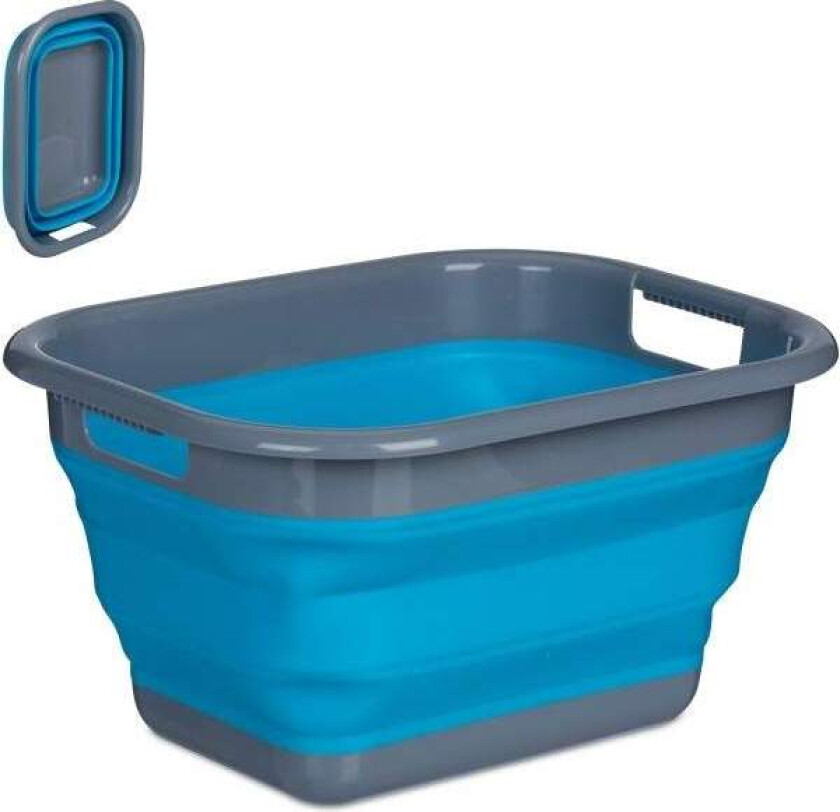 Sammenleggbar skittentøyskurv 15 l