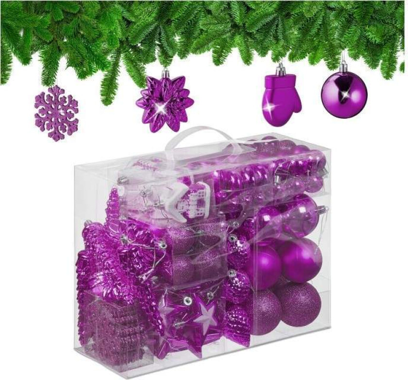 Juletrekuler i pakke med 100 stk