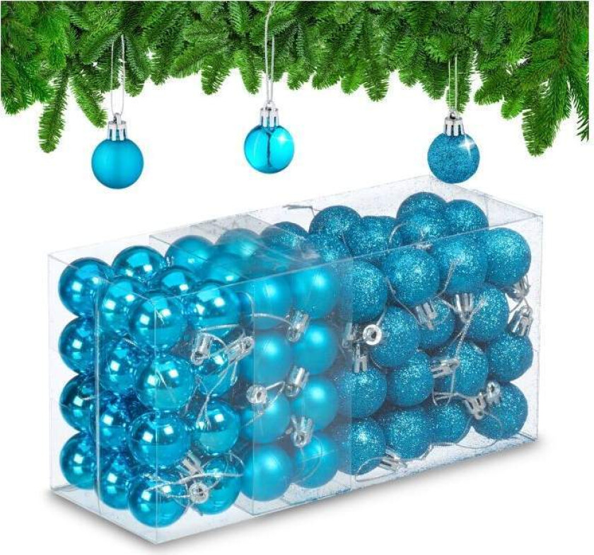 Juletrekuler i sett med 96 stk