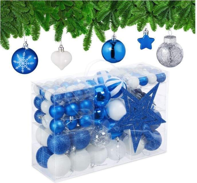 Juletrekuler i sett med 101 stk