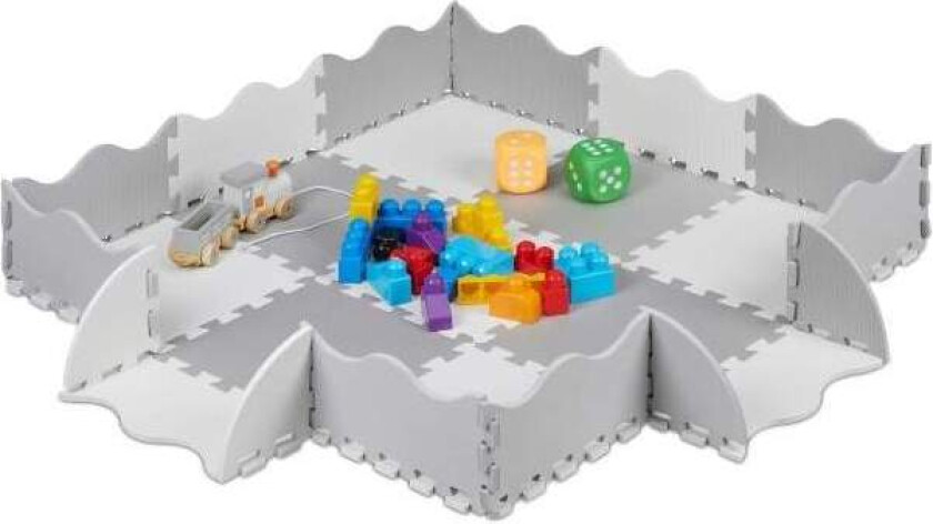 puslespillmatte med 25 brikker og kant