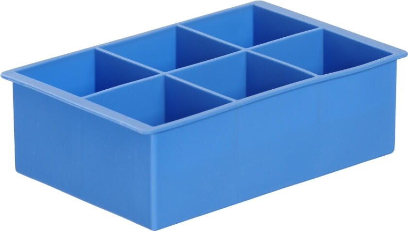 Isterningebakke 6 Xl-terninger Silikone