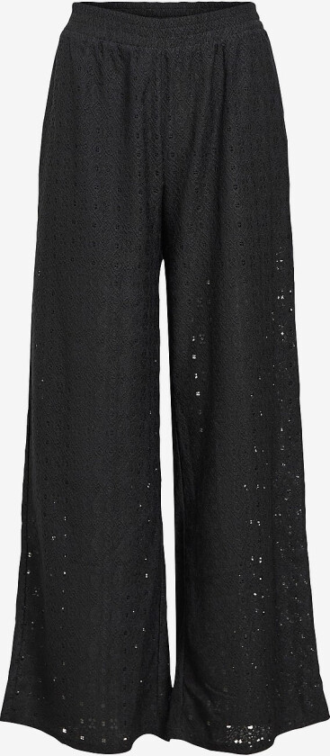 Bukser objLaila MW Pants Div - Svart