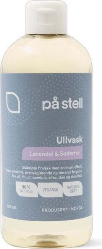 ullvask EcoCert Lavendel og Sedertre, 500ml