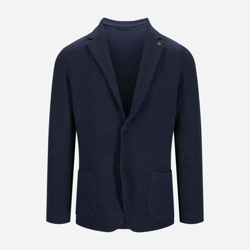 Blazer Jacket Cotton-Linen - Navy Blå 50