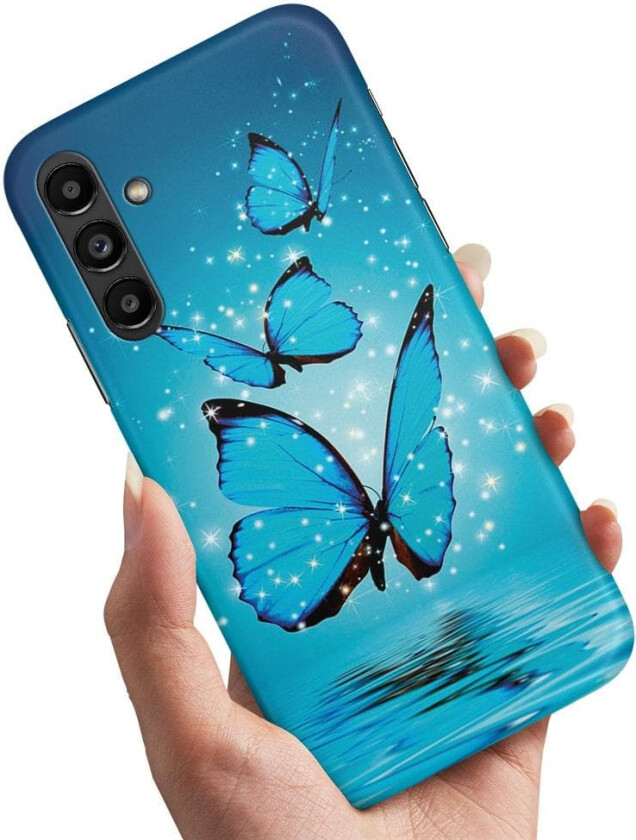 Samsung Galaxy A34 - Deksel/Mobildeksel Glitrende Sommerfugler