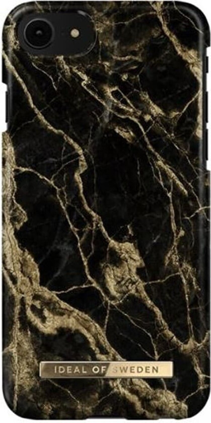 iPhone 6/6S/7/8/SE Deksel Fashion Case Golden Smoke Marble