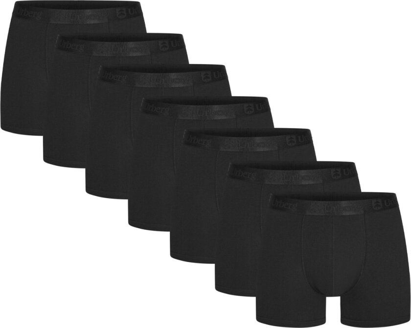 Men's Bamboo Boxers 7-Pack Black Beauty