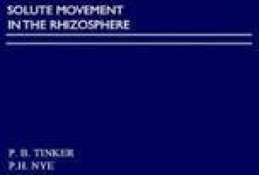 Solute Movement in the Rhizosphere