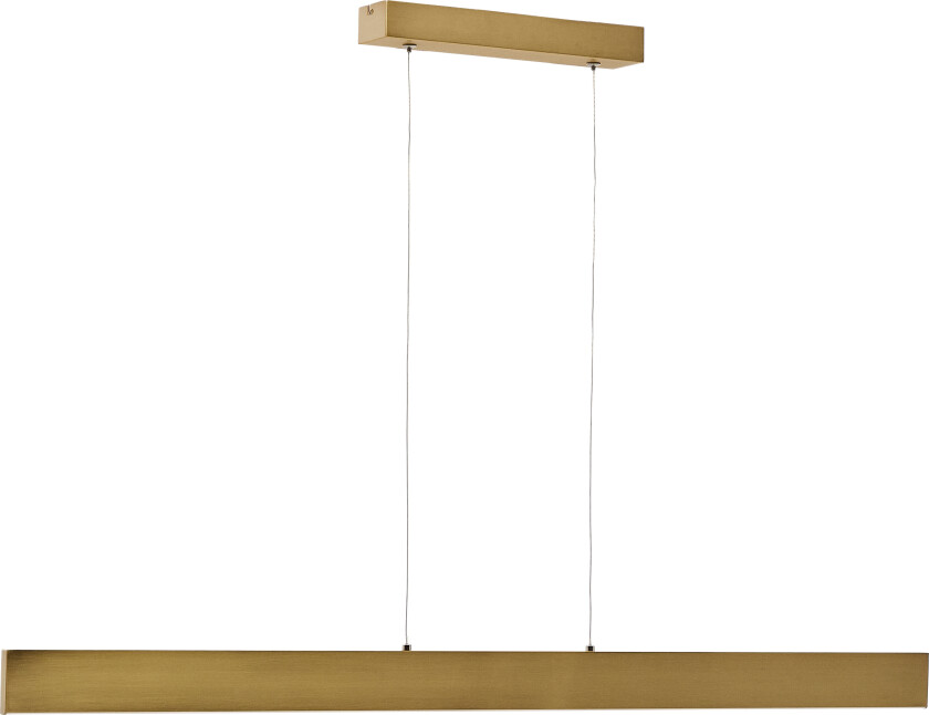 KAVE HOME Boadella taklampe i aluminium med gullmalt finish