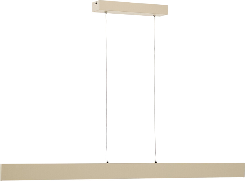KAVE HOME Boadella taklampe i aluminium med beige malt finish