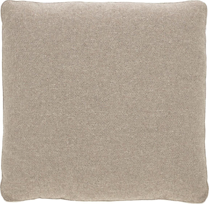 KAVE HOME Blokkpute i beige, 60 x 60 cm