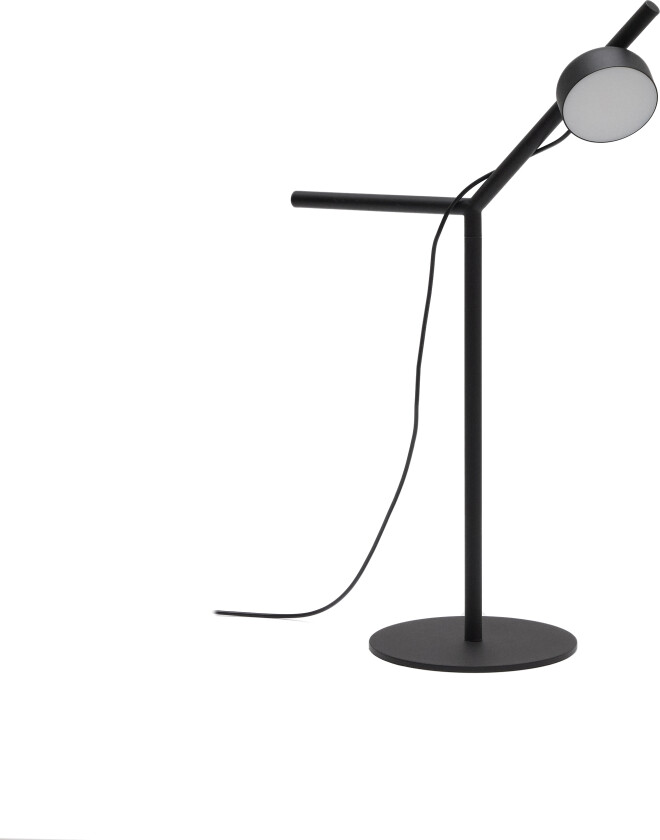 KAVE HOME Bordlampe i orey sort metall med flerposisjonslys