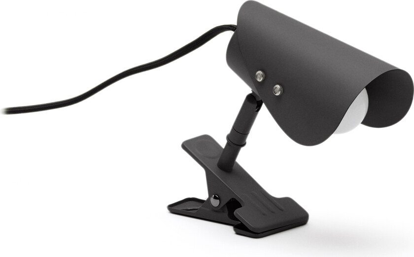 KAVE HOME Jula liten lampe med klemme i sort metall