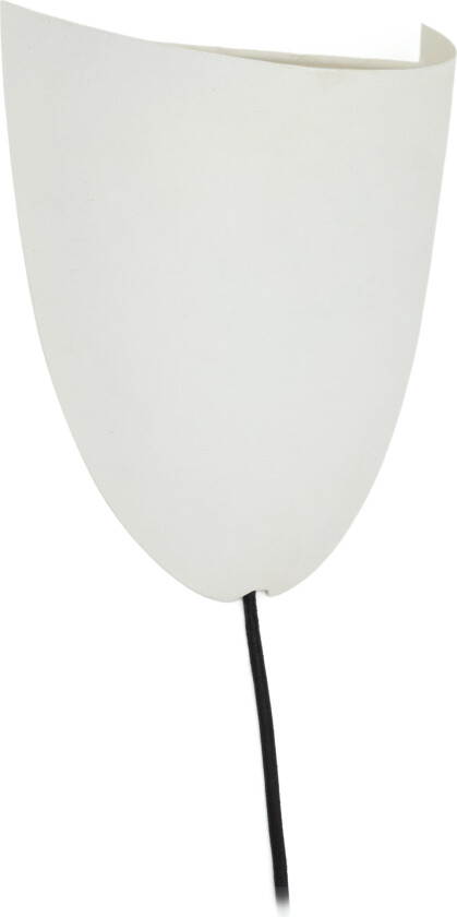 KAVE HOME Nibla veggmontert lysarmatur i hvit leireeffekt metall