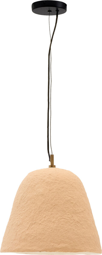 KAVE HOME Lisora taklampe i beige pappmaché Ø25cm