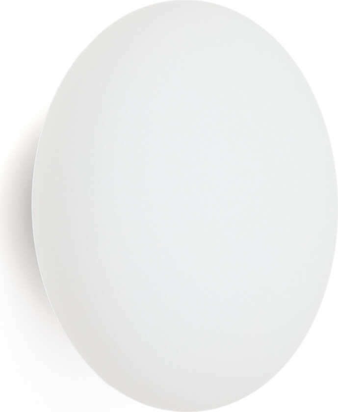 KAVE HOME Bamila vegglampe i røkt glass og nikkel Ø25cm