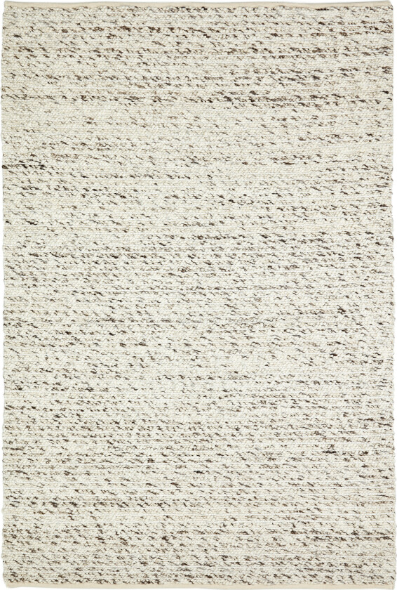 KAVE HOME Manilva teppe i ull og brun bomull, 200 x 300 cm